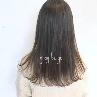ミディアム カラー ヘアアレンジ ブリーチなしで透明感 艶カラー【Ryo】のヘアスタイル