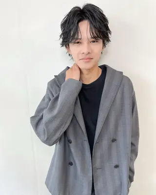 ショート パーマ メンズ ill副店長 立和田純也のヘアスタイル
