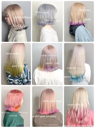 ミディアム カラー Selenehair 三条本店のヘアスタイル