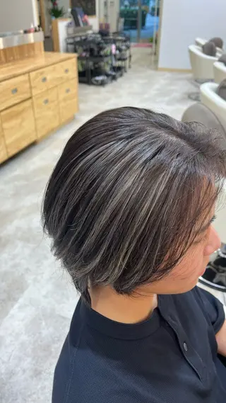 カラー メンズ ベージュカラー⌇﻿ くびれヘア.𐙚心音のヘアスタイル