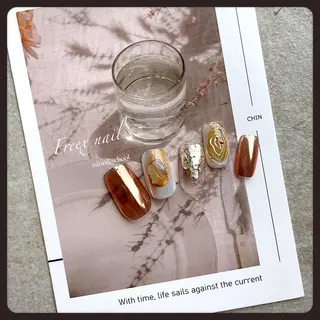 ネイル Freex nail所属・freex nail /ニュアンス/個性派のネイルデザイン