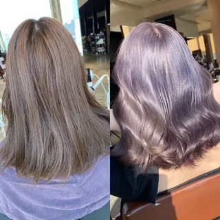 カラー 顔まわりの神様✨ 透明感カラー藤嶋秀幸のヘアスタイル