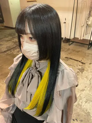 カラー La fith hair ray 札幌店所属・顔まわり/W カラー/リョウのヘアスタイル