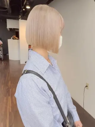 ショート カラー 🧡色落ちまで2度綺 麗なカラー🧡ヨシキのヘアスタイル