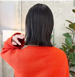 ミディアム カラー AYAKA/名古屋/ 栄/ボブ/透明カラーのヘアスタイル