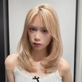 ミディアム カラー ✨ハッシュカット✨ ユウキ✨のヘアスタイル