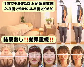 小顔矯正& 慢性肩こり腰痛改善店のエステ・リラクイメージ
