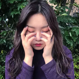 ロング カラー ヘアアレンジ yuna/ボブカット /ハイトーンカラーのヘアスタイル