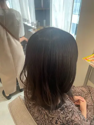 ミディアム 特化✨透明感カラー 白髪染め✨住田緋菜のヘアスタイル