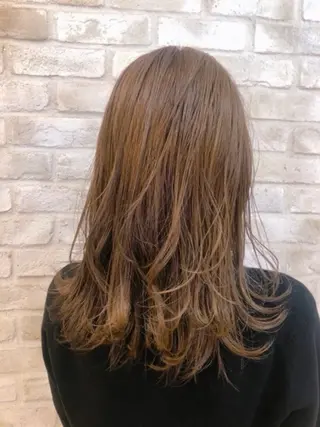 セミロング rule千本丸太町所属・富田 一輝のヘアスタイル