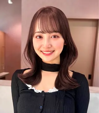 ミディアム ボブ・レイヤー特化/ 小顔カット/こうたのヘアスタイル