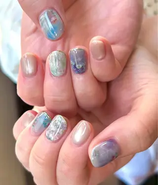 ネイル かわいいおつめ アサイのネイルデザイン