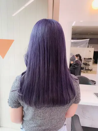 ロング カラー ヘアアレンジ neon hair所属・🩵 JURI🩵のヘアスタイル