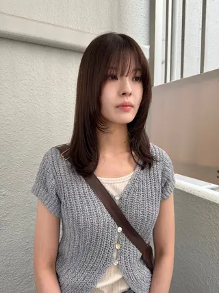 ロング カラー 透明感×レイヤーカッ ト🌼kiraraのヘアスタイル