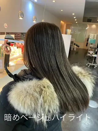 セミロング カラー albasanz所属・木村 透維のヘアスタイル