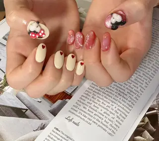 ミディアム ネイル Lofi nails ゆきこのネイルデザイン