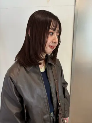 セミロング amber池袋所属・美髪矯正・ブリーチ 矯正🫧秋元ゆたかのヘアスタイル