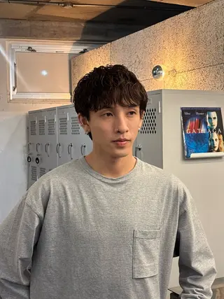 ショート パーマ メンズ fifth 庄子愛彩のヘアスタイル