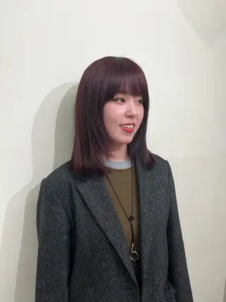 ミディアム mao /HUI金山のヘアスタイル