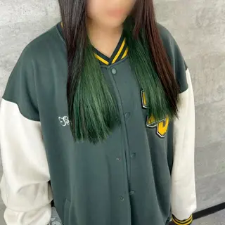 ミディアム カラー シールエクステ特化 ハイトーン、NANAのヘアスタイル