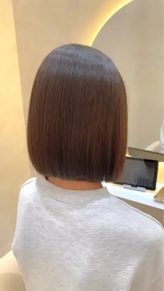 ショート 美髪矯正 吉岡柊斗のヘアスタイル