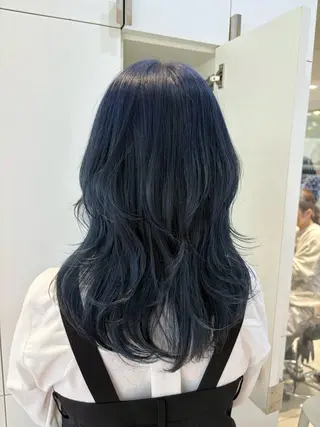 セミロング カラー ヘアアレンジ 《暖色/韓国hair 》🇰🇷桑原ユキネのヘアスタイル