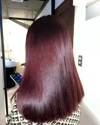 セミロング ブリーチ/暖色❤️ 岸谷真幸のヘアスタイル