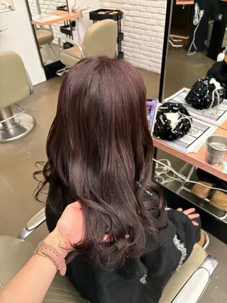 ロング カラー ディフィーノ青山所属・nonoka/ボブ/ 暖色カラー/表参道のヘアスタイル