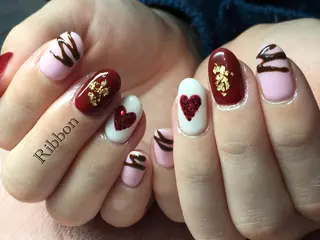 ネイル トップネイリスト Ribbon立川店のネイルデザイン
