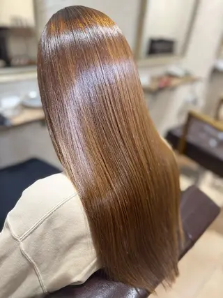 セミロング 美髪矯正　髪質改善 羽田セイゴーのヘアスタイル