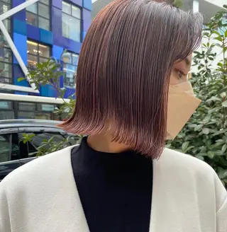 ショート カラー オカベ ショウマのヘアスタイル