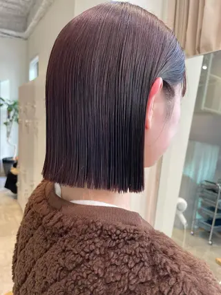 ショート カラー 松本優香/ボブ/ダ ブルカラー/髪質改善のヘアスタイル