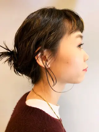 ショート カラー パーマ tension 【テンション】のヘアスタイル