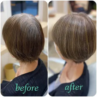 ショート かしわや かなえのヘアスタイル