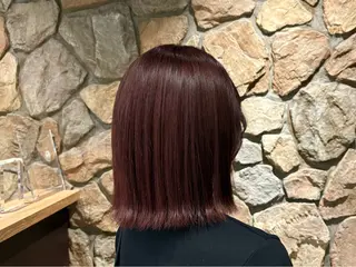 ミディアム カラー 井上 美夢のヘアスタイル