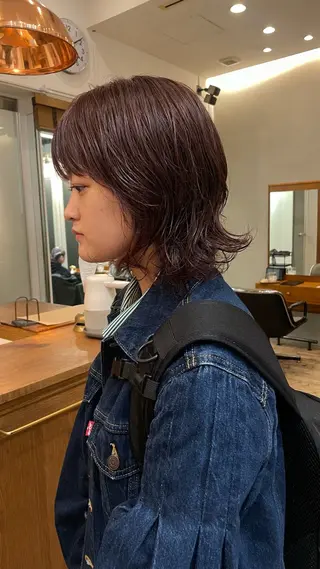 ミディアム カラー 原宿/ケパーマ 🧺ユウマのヘアスタイル