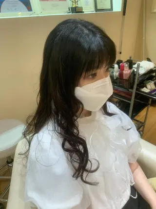 ロング パーマ 全国1位🥇世界5位 小野田　礼花のヘアスタイル