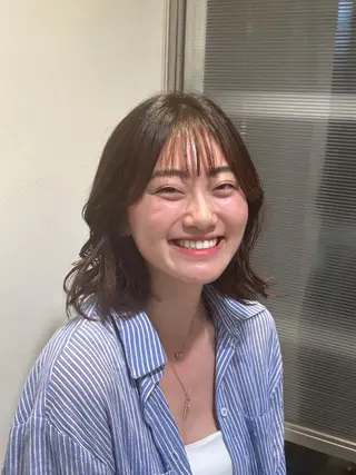 ミディアム 瀬戸 さくらのヘアスタイル