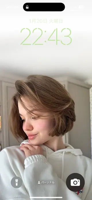 ショート 捺葵 @72tomi__のヘアスタイル