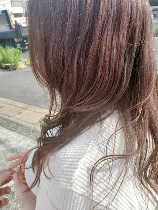 セミロング カラー 北九州美容室 🕊️わかな✂︎のヘアスタイル