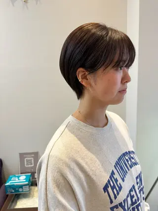 ショート ショート/ボブ 似合わせ/中原のヘアスタイル