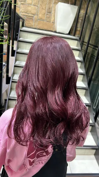 ミディアム 暖色ｶﾗｰ/ﾚｲﾔｰ ｶｯﾄ/Yunaのヘアスタイル