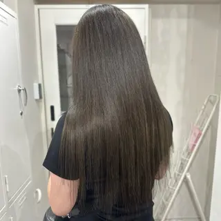 ロング カラー ハイトーン/ウルフ /エクステ/ましろのヘアスタイル