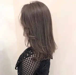 ミディアム カラー HATSUMEI ゆうまのヘアスタイル