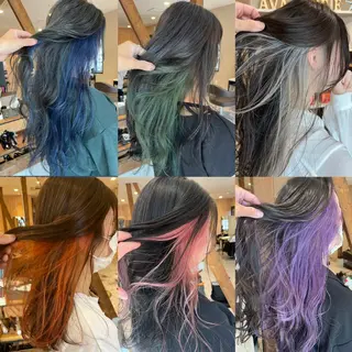 ロング カラー 梶原 武士のヘアスタイル