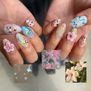 ネイル RooM tani /個性派ニュアンスのネイルデザイン