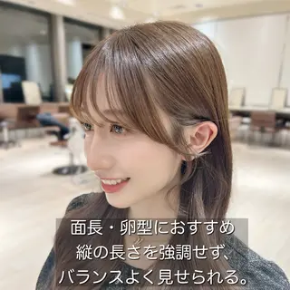 🎀大竹美侑／顔まわ りカット／レイヤーのヘアスタイル