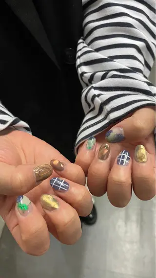 ネイル ゆびノさき茨木店 ニュアンス/アートのネイルデザイン