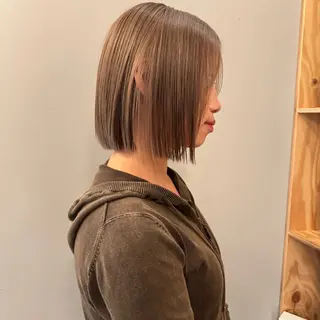 ショート カラー 🌿レイヤーボブ/パ ーマ🌿　木梨健太のヘアスタイル