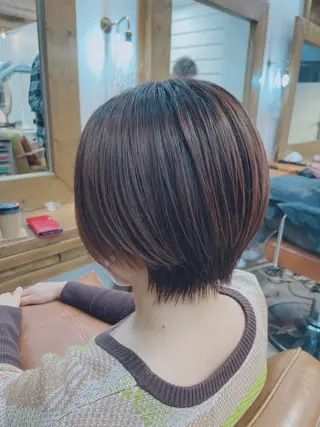 ショート 縮毛矯正/髪質改善/ 佐々木大輔のヘアスタイル